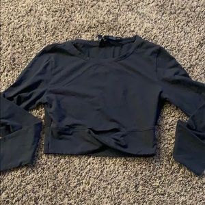 Victoria’s Secret Sport Workout Crop Cutout Top